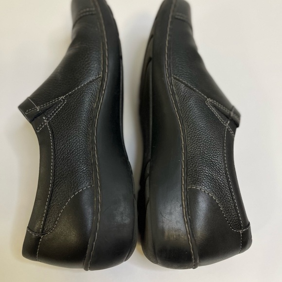 Clarks Cora Giny Black Leather Casual Loafers Size 8.5 - Picture 10 of 15